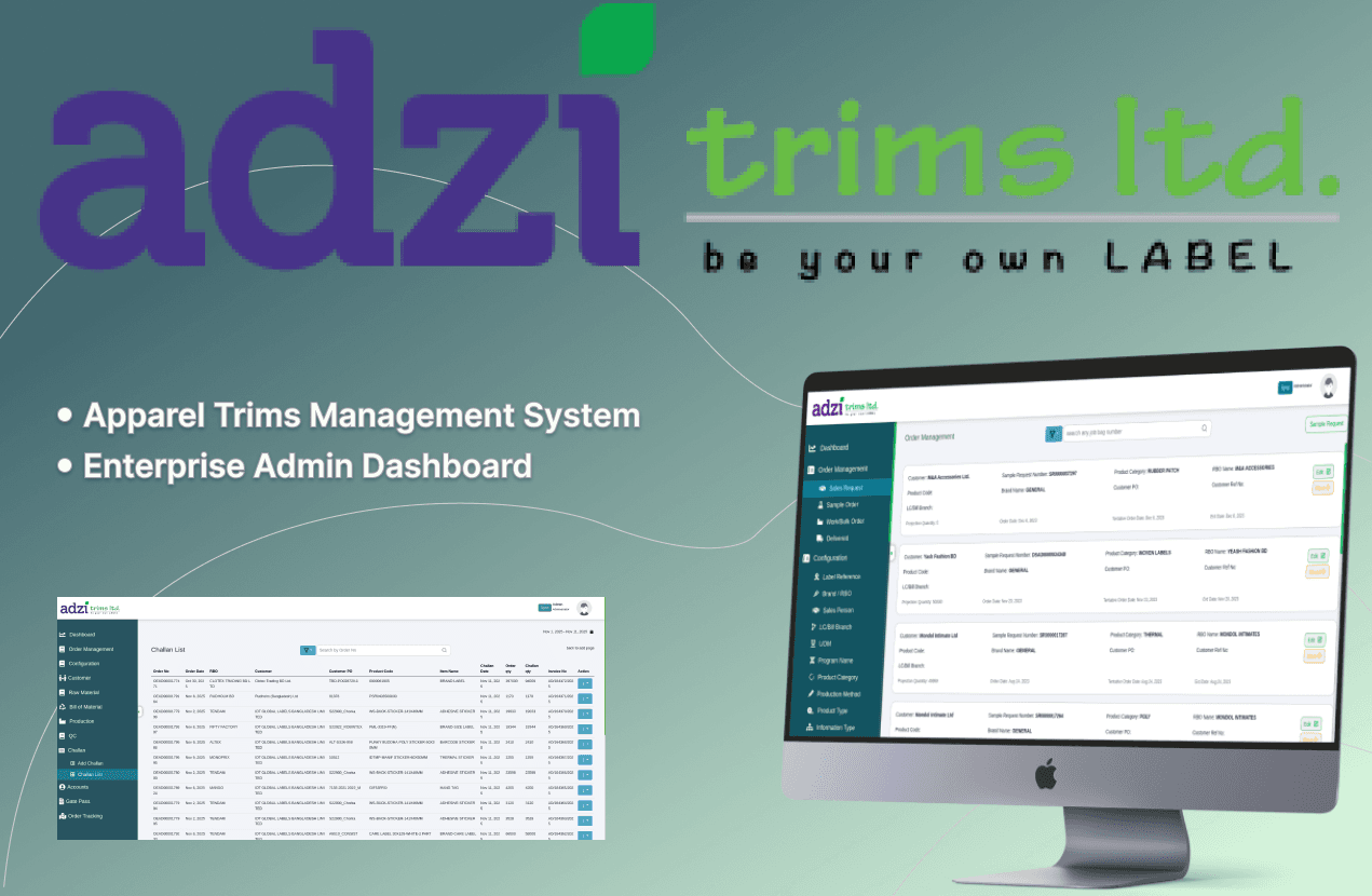 Adzi Trims Ltd. Admin Panel